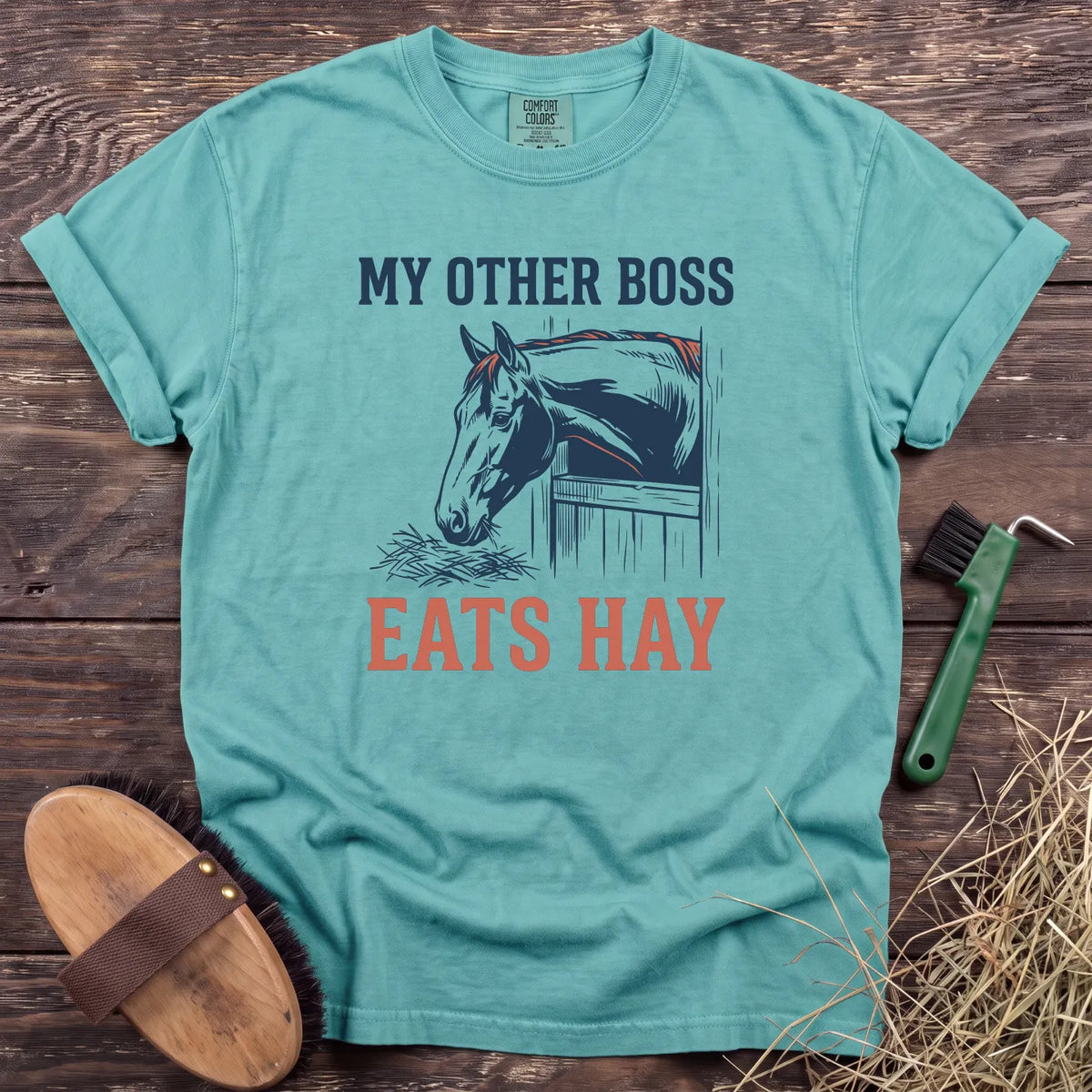 My Other Boss T-Shirt in Chalky Mint [color: Chalky Mint]