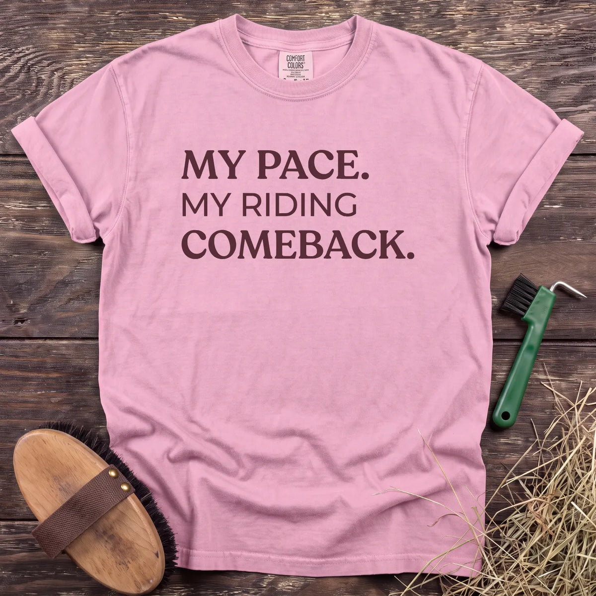 My Riding Comeback T-Shirt in Blossom [color: Blossom]