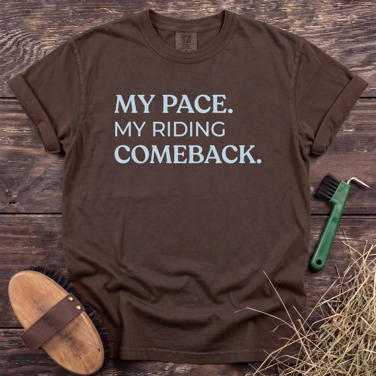 My Riding Comeback T-Shirt in Espresso [color: Espresso]
