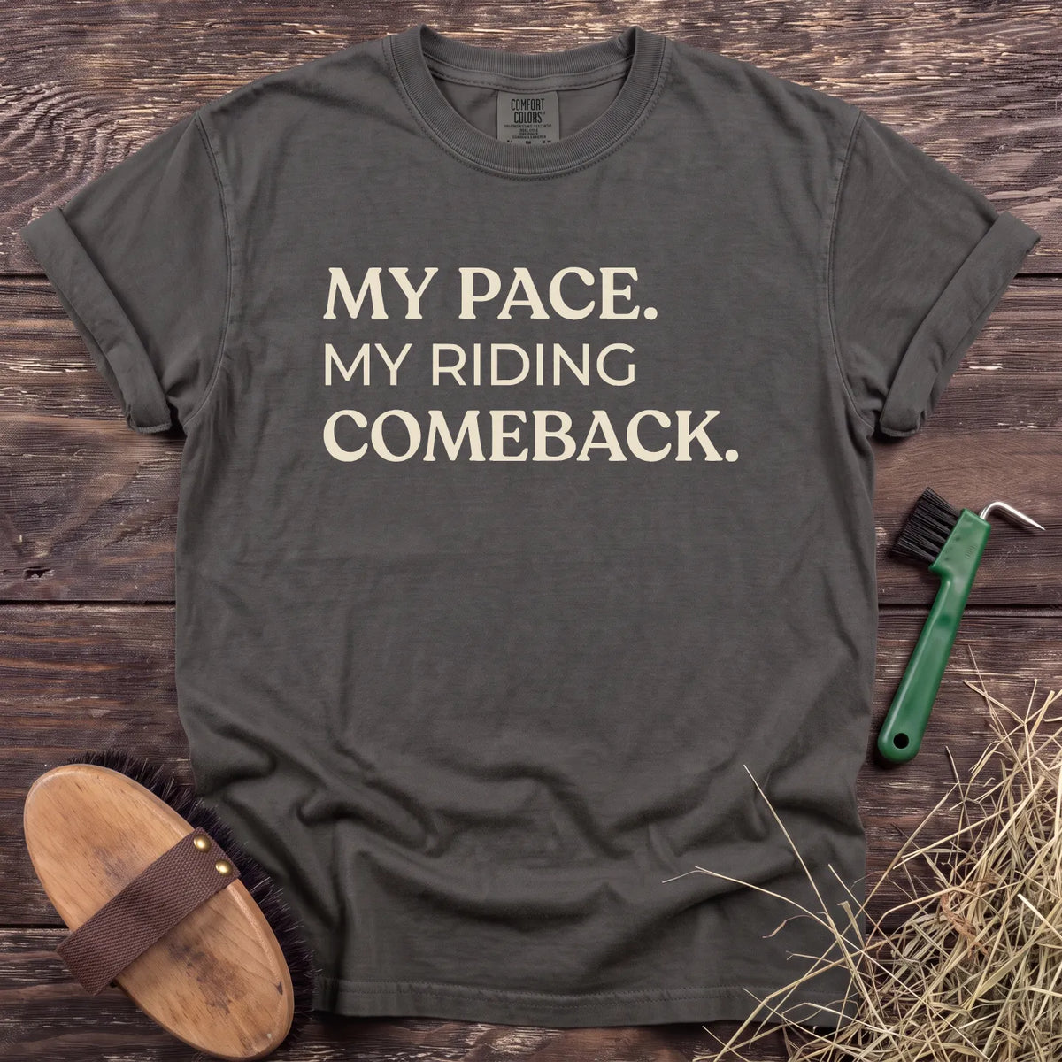 My Riding Comeback T-Shirt in Pepper [color: Pepper]
