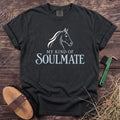 My Kind of Soulmate horse graphic T-shirt in Black [color: Black]