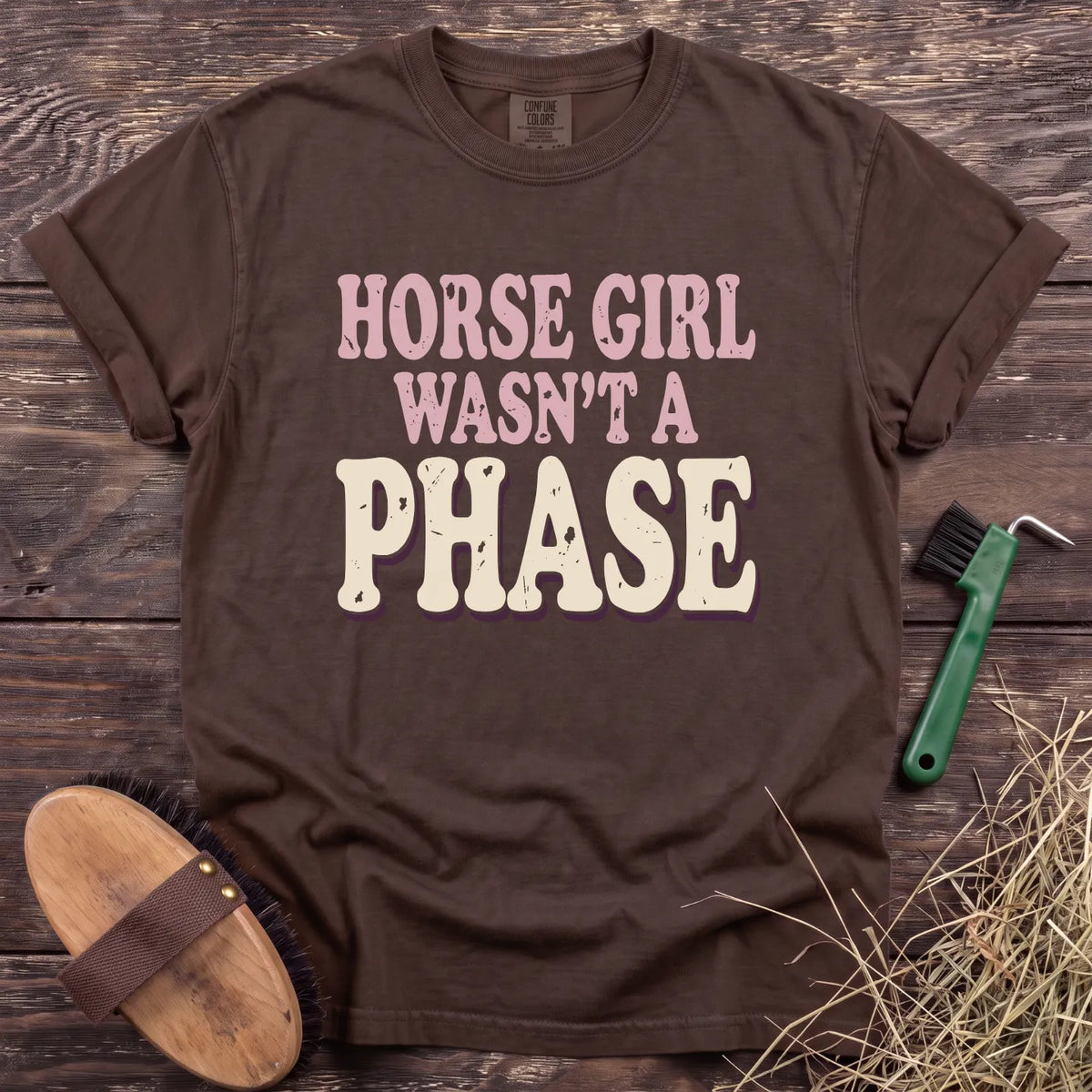 Never a Phase T-Shirt in Espresso [color: Espresso]