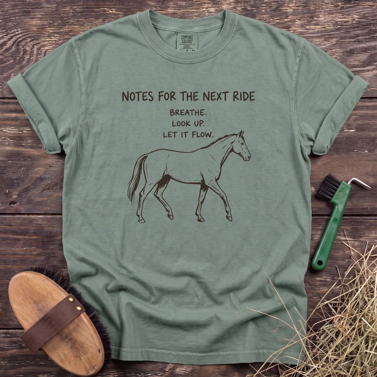 Next Ride Notes T-Shirt in Bay [color: Bay]