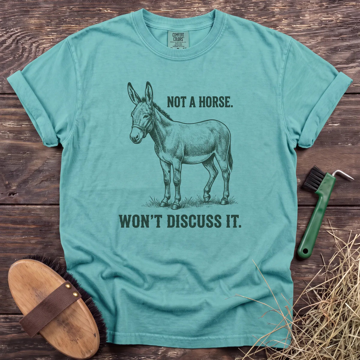 Not a Horse T-Shirt in Chalky Mint [color: Chalky Mint]