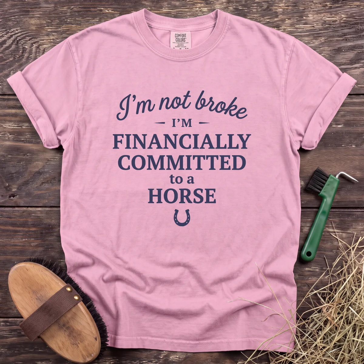Not Broke T-Shirt in Blossom [color: Blossom]