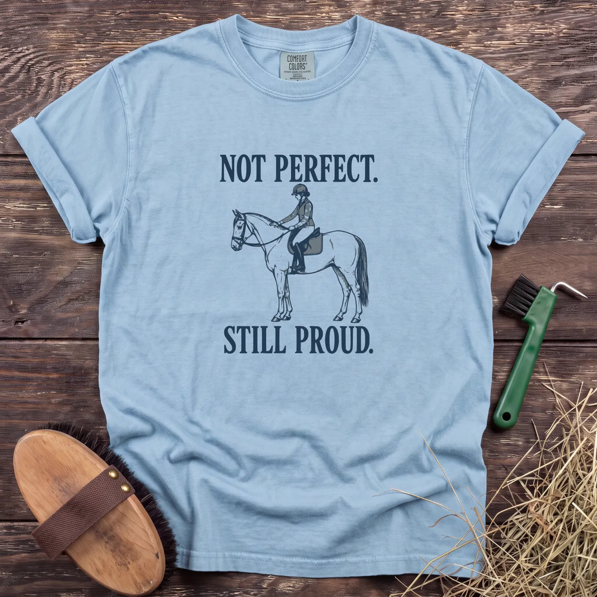 Not Perfect T-Shirt in Chambray [color: Chambray]