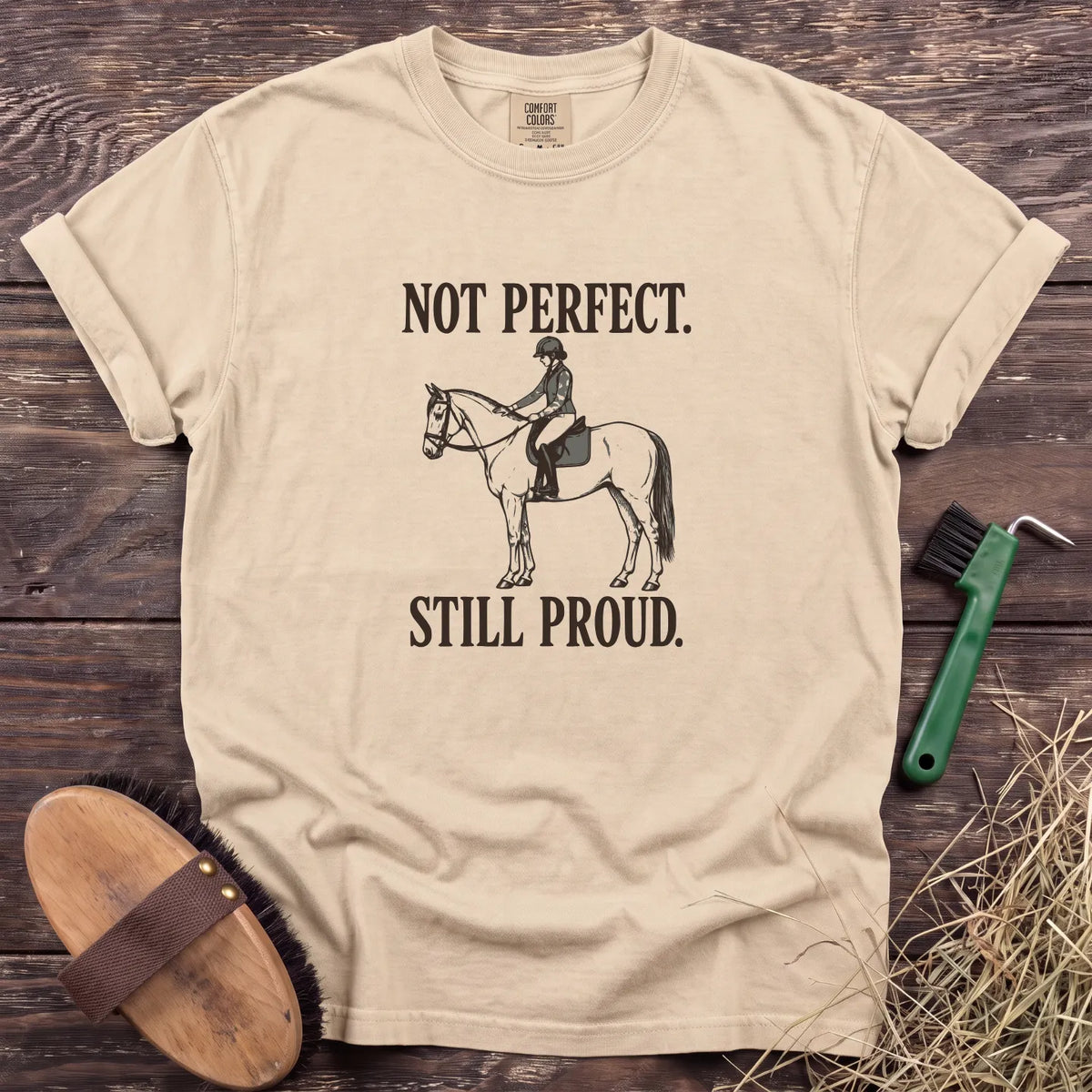 Not Perfect T-Shirt in Ivory [color: Ivory]