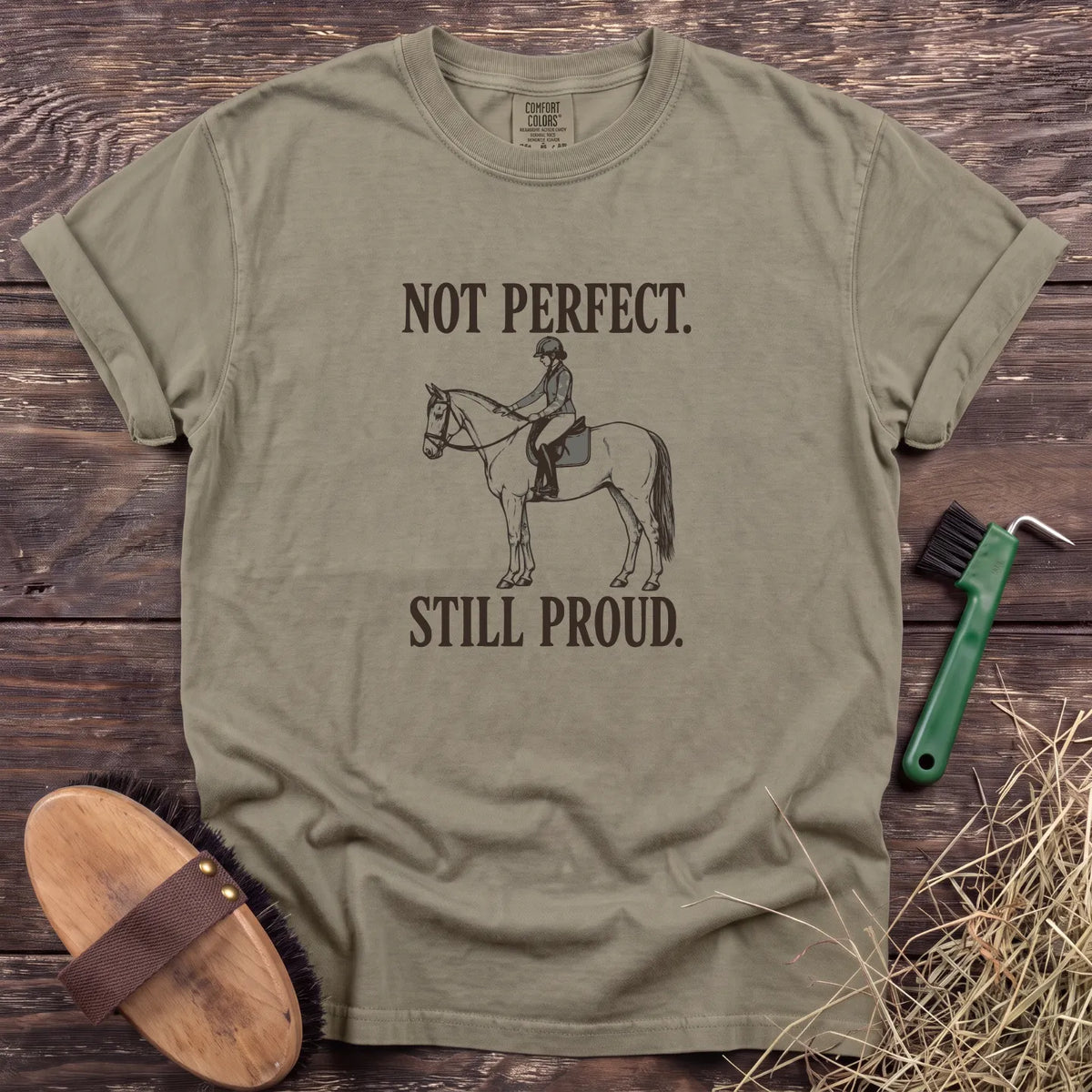 Not Perfect T-Shirt in Sandstone [color: Sandstone]