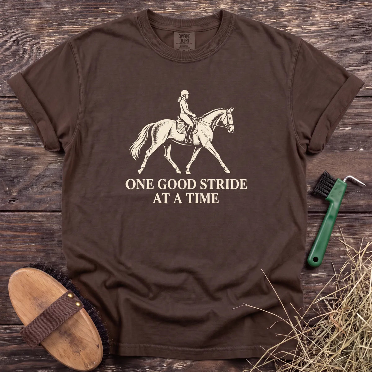 One Good Stride T-Shirt in Espresso [color: Espresso]
