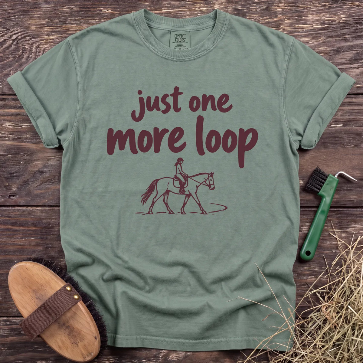 One More Loop T-Shirt in Bay [color: Bay]