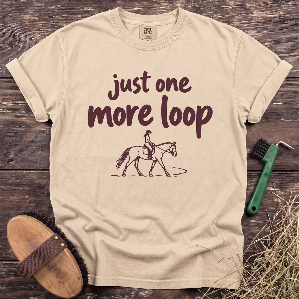 One More Loop T-Shirt in Ivory [color: Ivory]