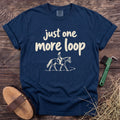One More Loop T-Shirt in Navy [color: Navy]
