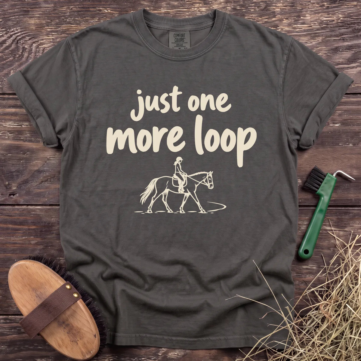 One More Loop T-Shirt in Pepper [color: Pepper]