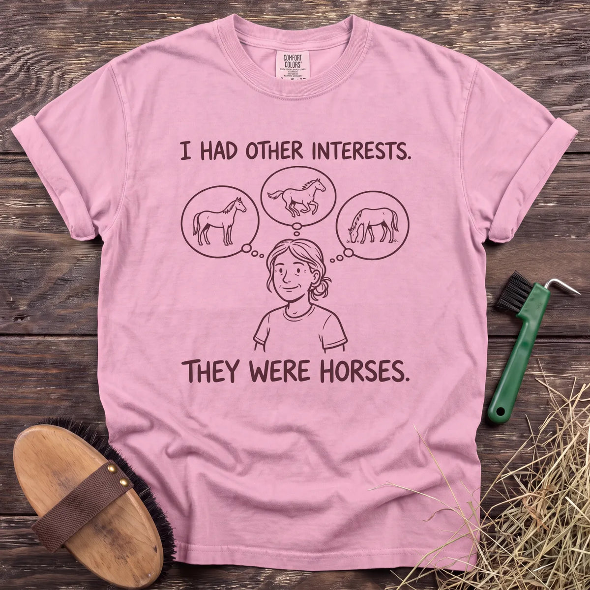 Other Interests T-Shirt in Blossom [color: Blossom]