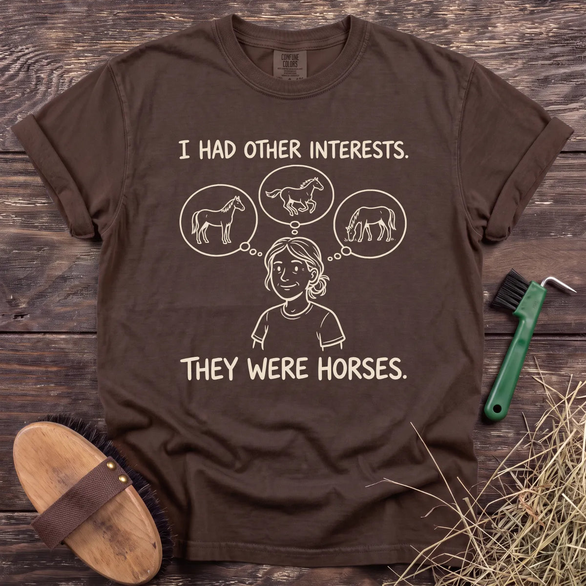 Other Interests T-Shirt in Espresso [color: Espresso]