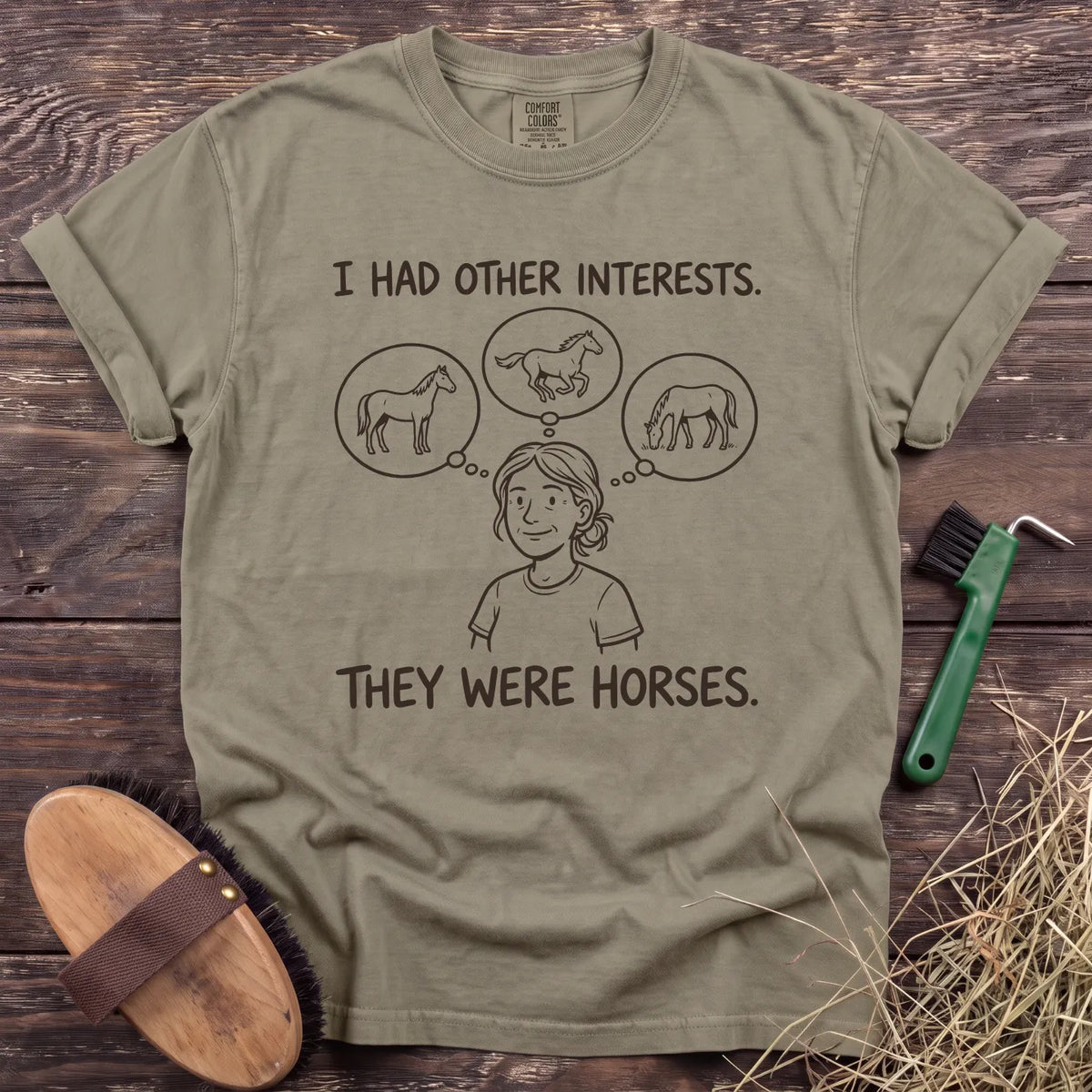 Other Interests T-Shirt in Sandstone [color: Sandstone]