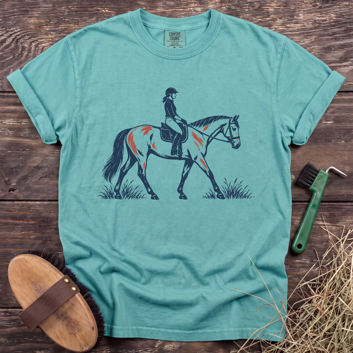 Out for a Ride T-Shirt in Chalky Mint [color: Chalky Mint]