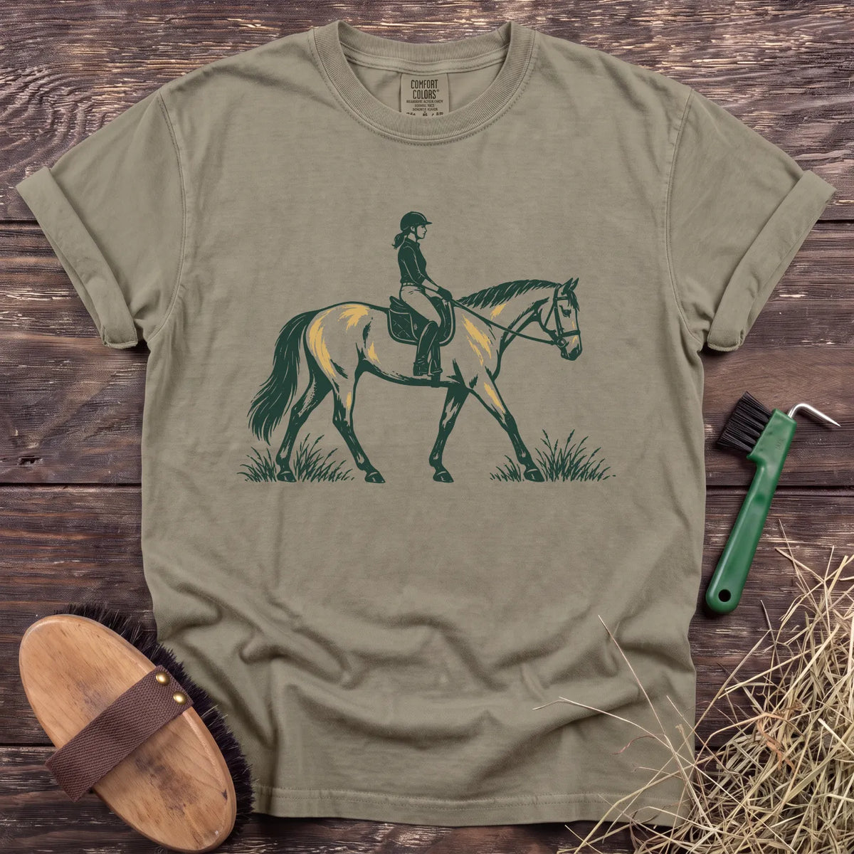 Out for a Ride T-Shirt in Sandstone [color: Sandstone]