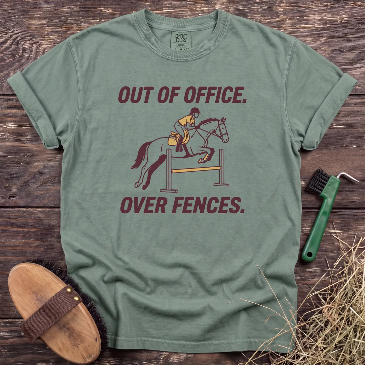 Out of Office T-Shirt in Bay [color: Bay]