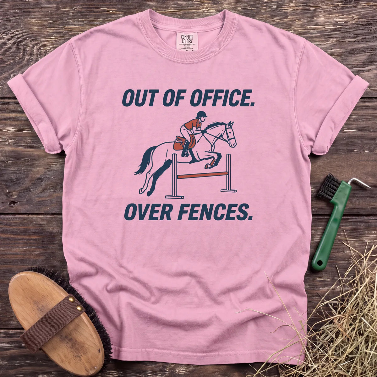 Out of Office T-Shirt in Blossom [color: Blossom]