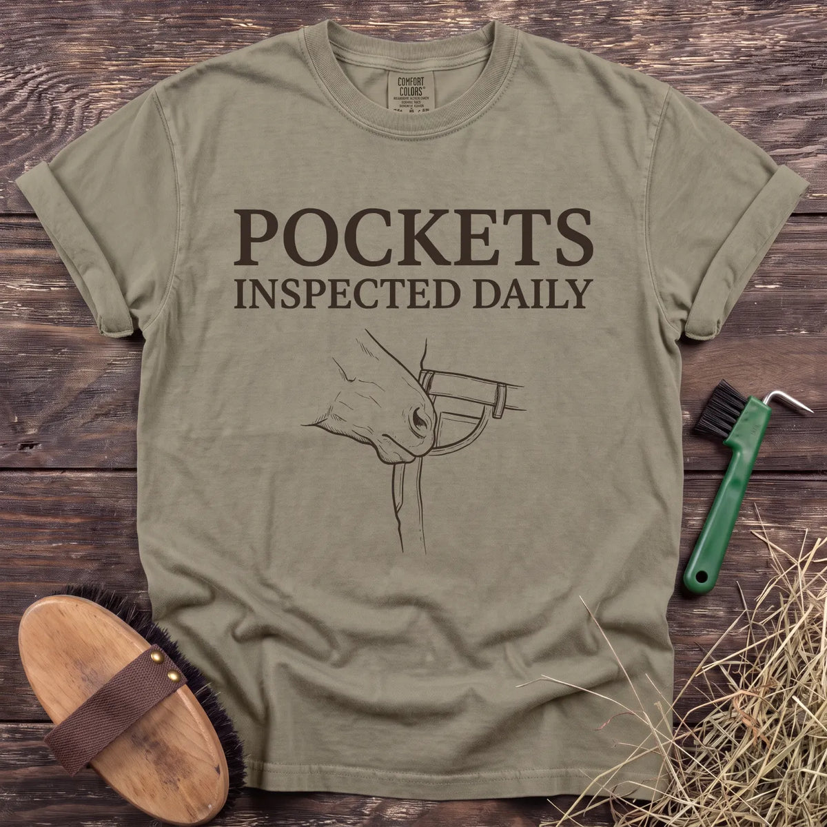 Pockets Inspected T-Shirt in Sandstone [color: Sandstone]