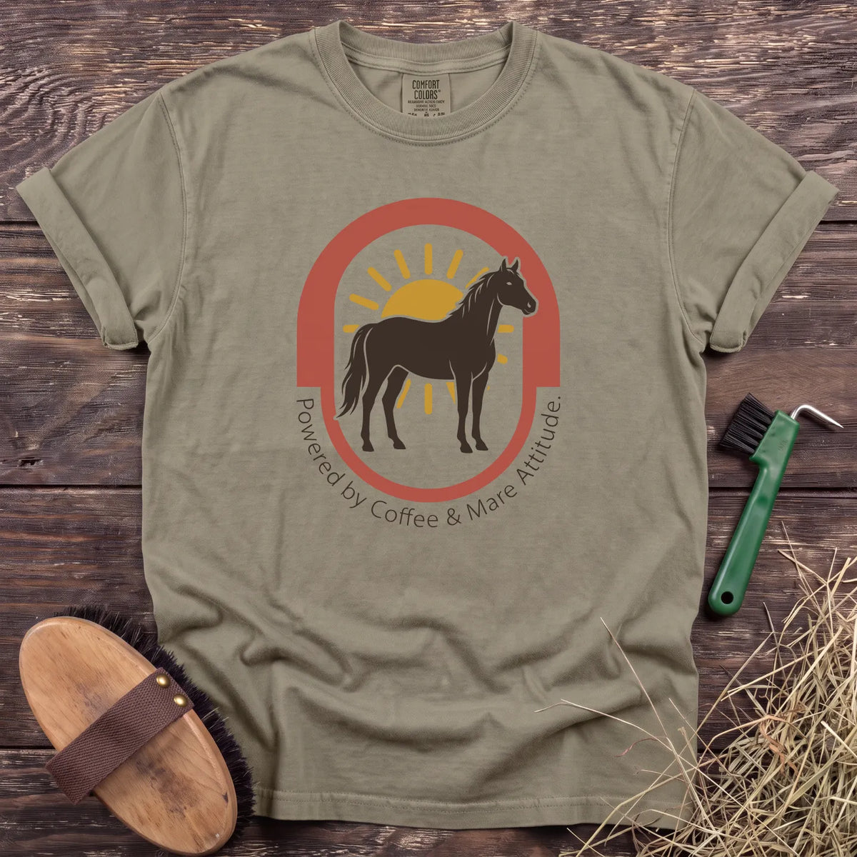 Mare Attitude T-Shirt in Sandstone [color: Sandstone]