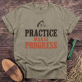 Practice Makes Progress T-Shirt in Sandstone [color: Sandstone]