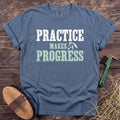 Practice Progress T-Shirt in Blue Jean [color: Blue Jean]