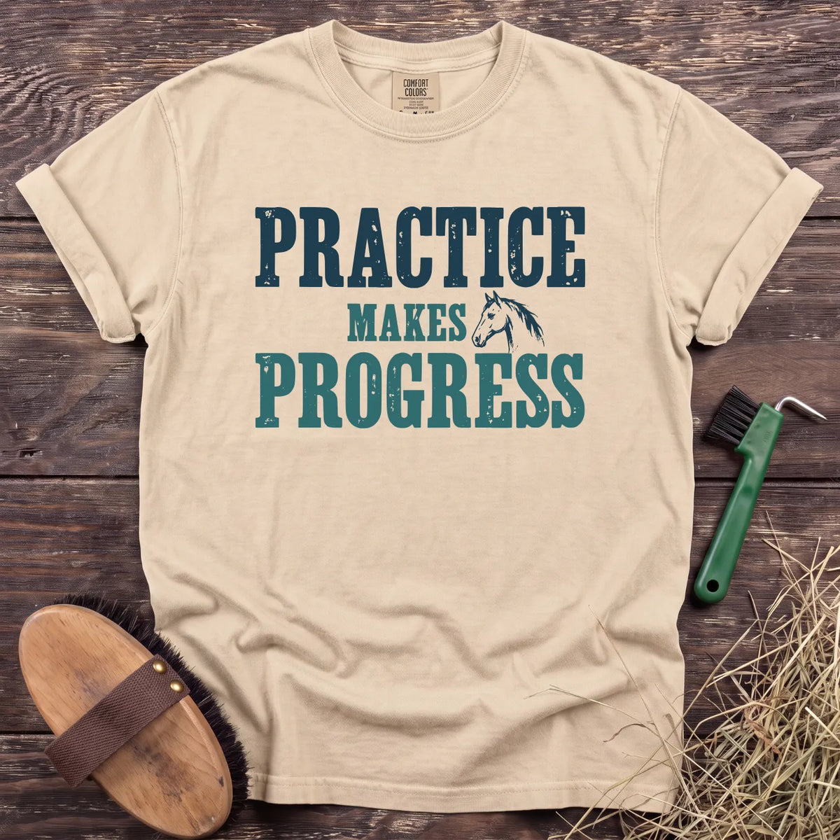 Practice Progress T-Shirt in Ivory [color: Ivory]