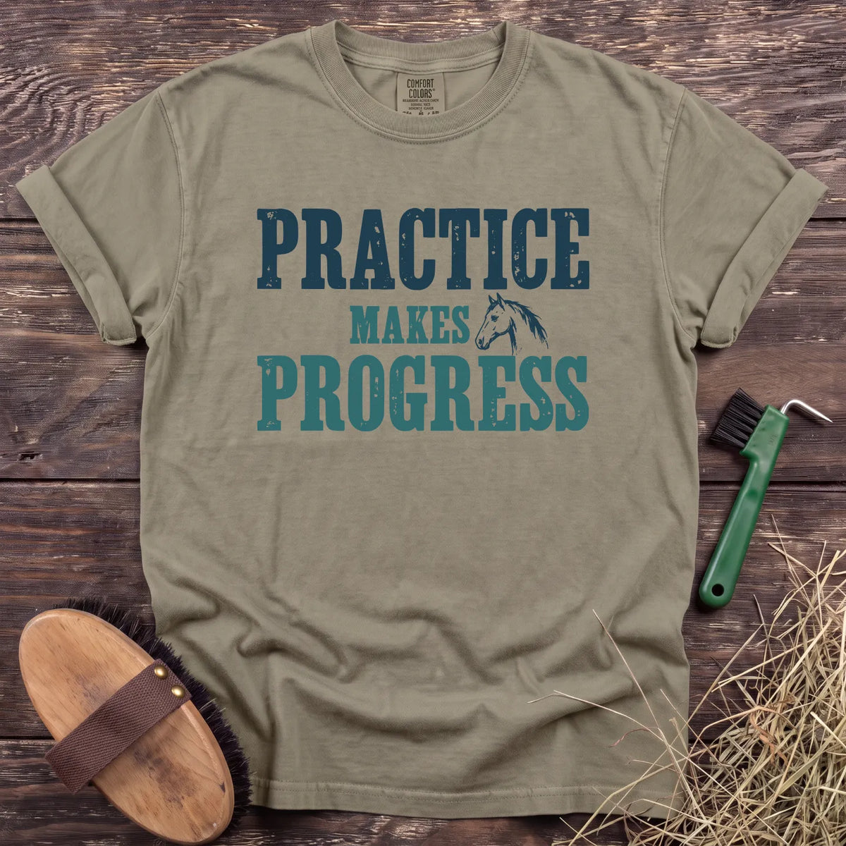 Practice Progress T-Shirt in Sandstone [color: Sandstone]