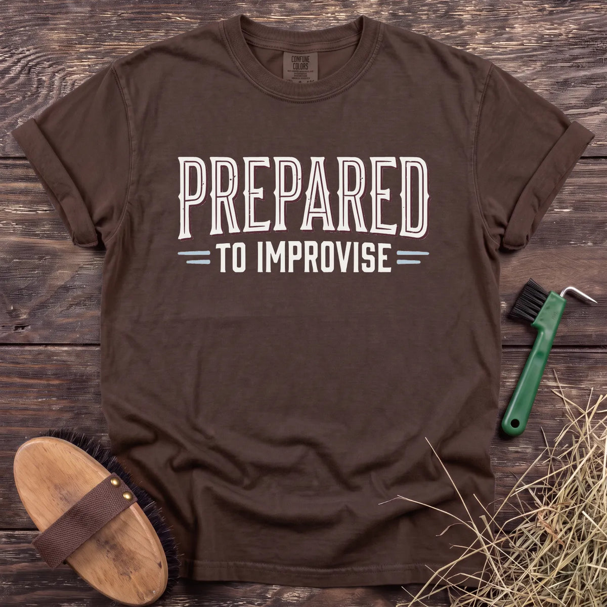 Prepared to Improvise T-Shirt in Espresso [color: Espresso]