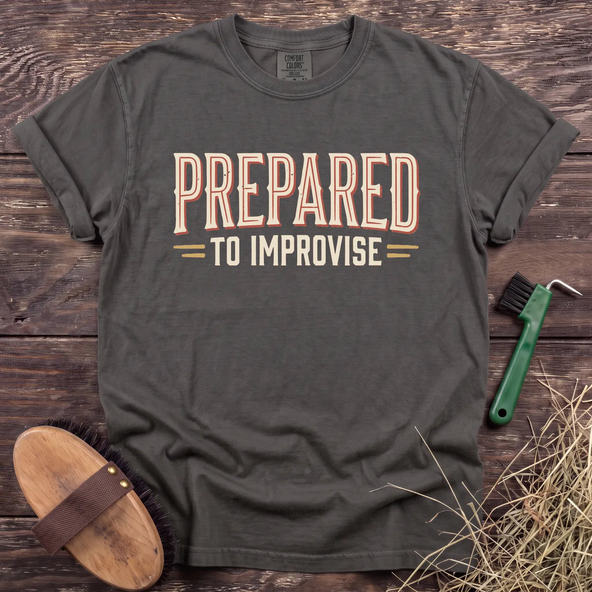 Prepared to Improvise T-Shirt in Pepper [color: Pepper]
