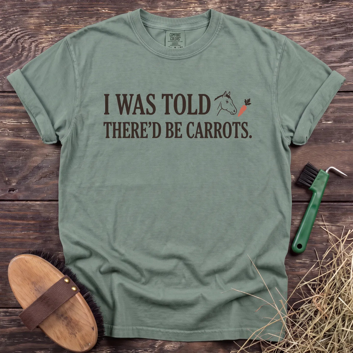 Promised Carrots T-Shirt in Bay [color: Bay]