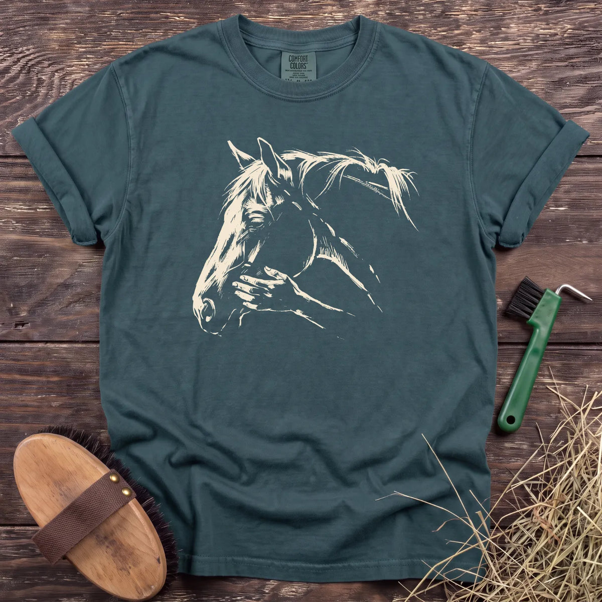 Quiet Connection T-Shirt in Blue Spruce [color: Blue Spruce]