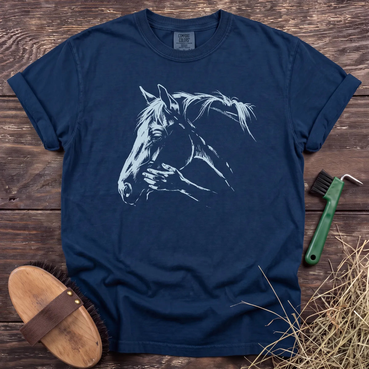 Quiet Connection T-Shirt in Navy [color: Navy]