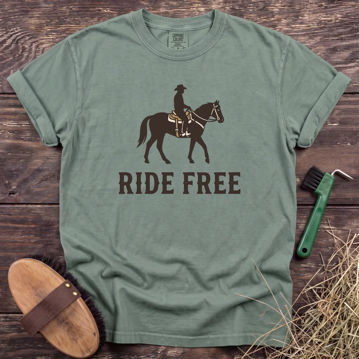 Ride Free T-Shirt in Bay [color: Bay]