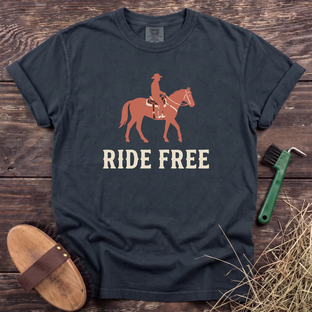 Ride Free T-Shirt in Graphite [color: Graphite]