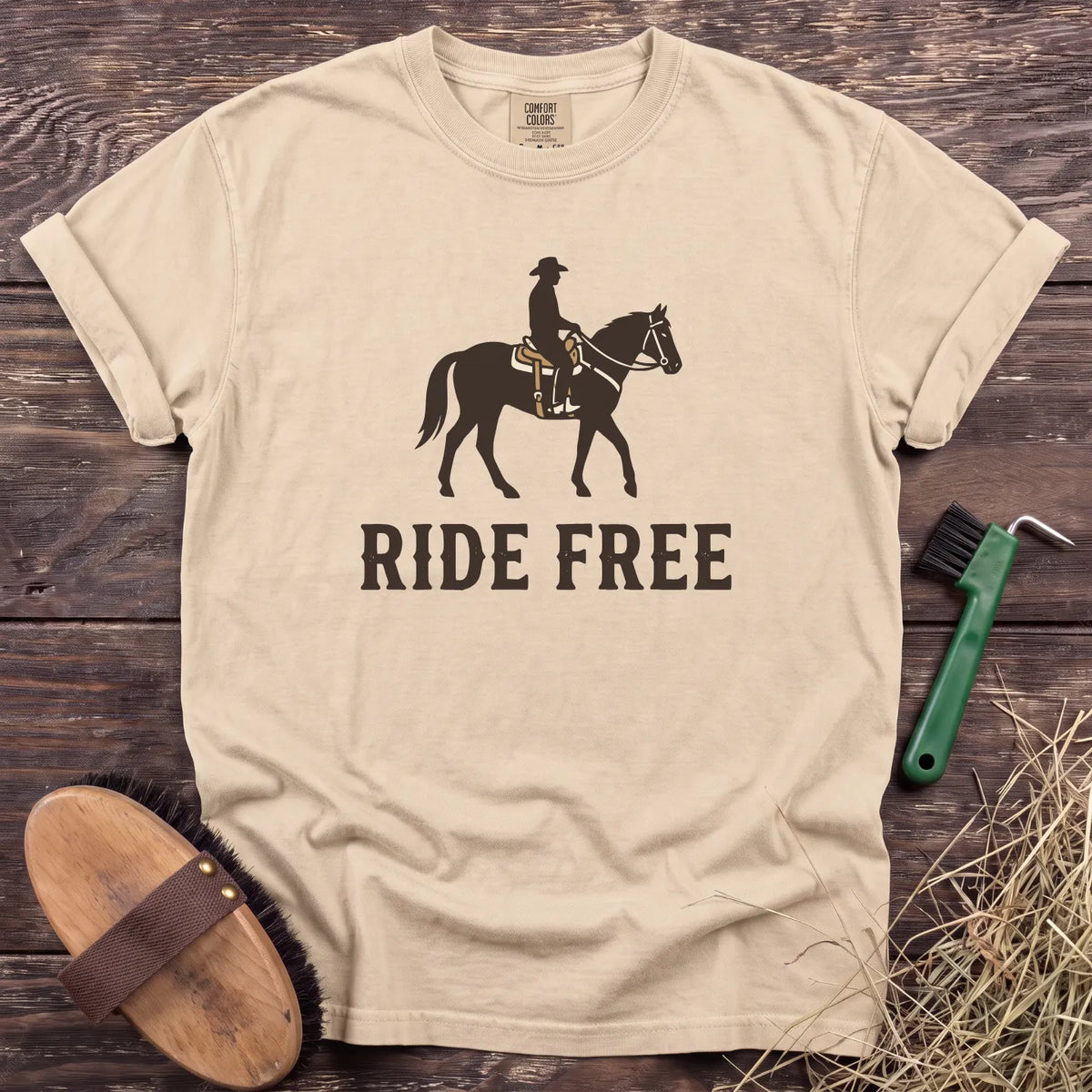 Ride Free T-Shirt in Ivory [color: Ivory]