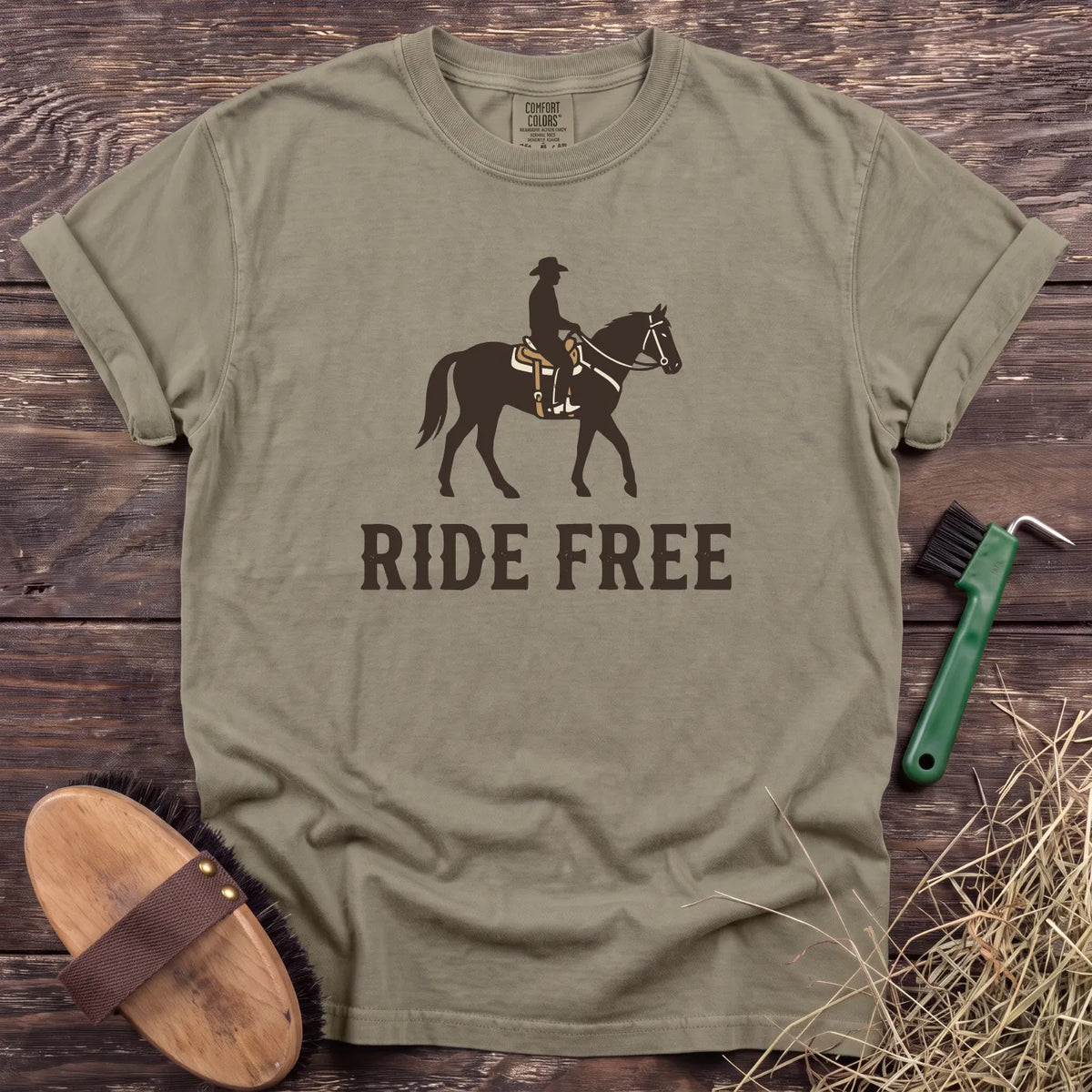 Ride Free T-Shirt in Sandstone [color: Sandstone]