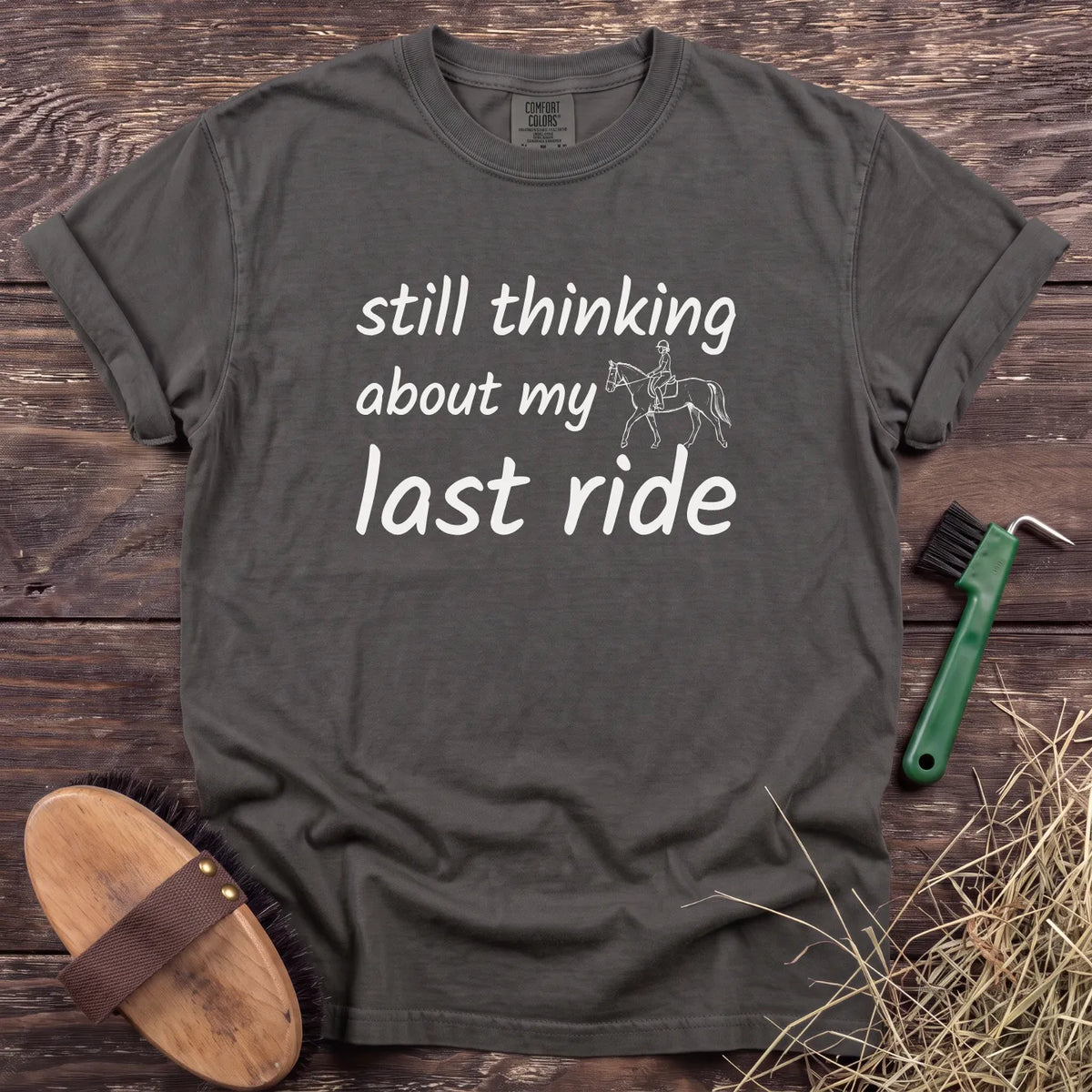 Ride on Repeat T-Shirt in Pepper [color: Pepper]