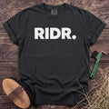 RIDR. T-shirt in Black [color: Black]