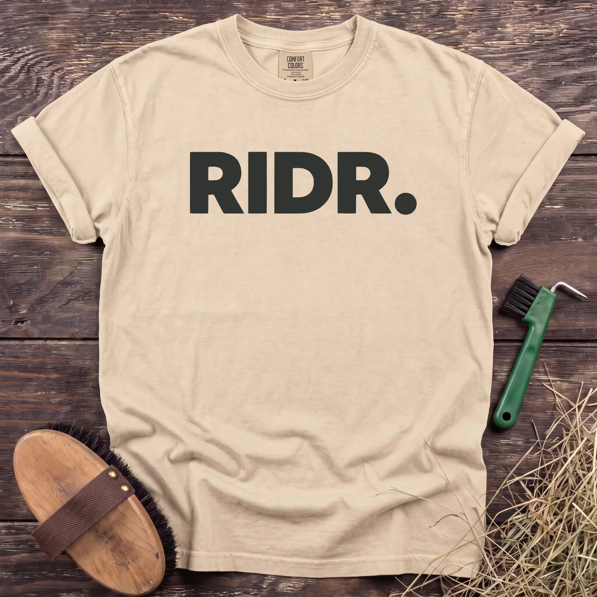 RIDR. T-shirt in Ivory [color: Ivory]