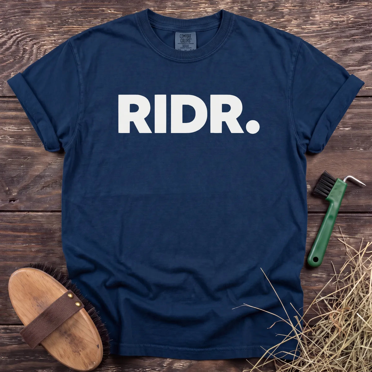 RIDR. T-shirt in Navy [color: Navy]