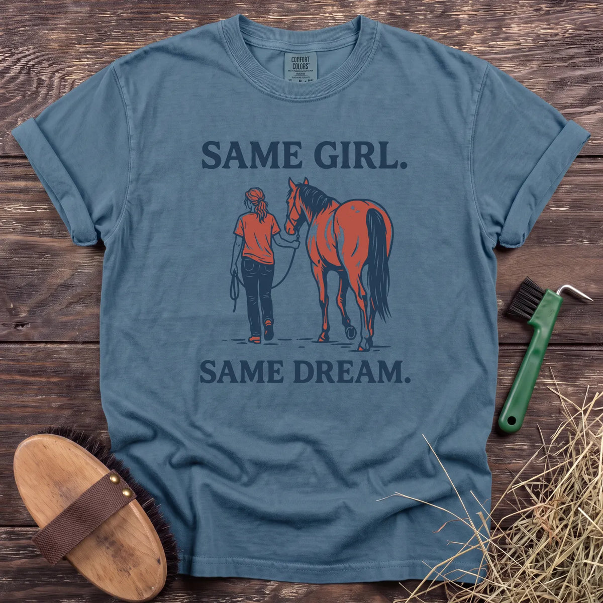 Same Girl Same Dream T-Shirt in Ice Blue [color: Ice Blue]