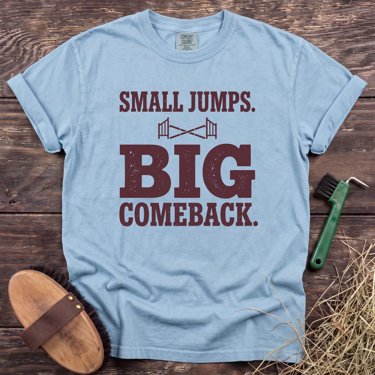 Small Jumps T-Shirt in Chambray [color: Chambray]