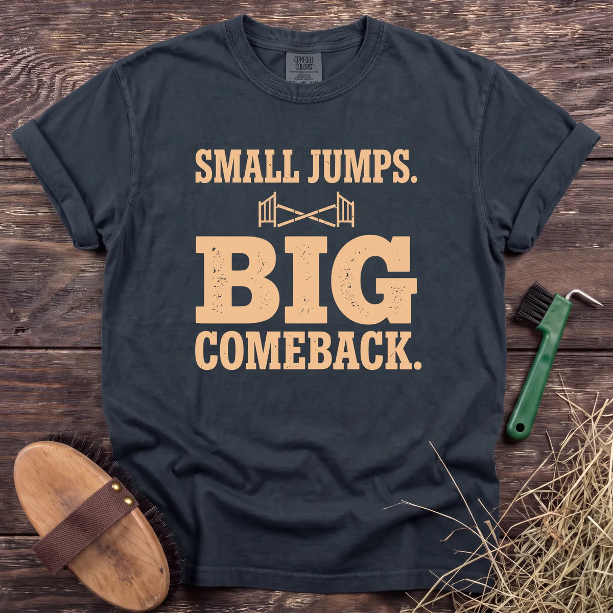 Small Jumps T-Shirt in Graphite [color: Graphite]