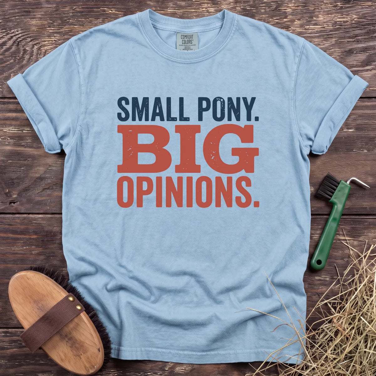 Small Pony T-Shirt in Chambray [color: Chambray]