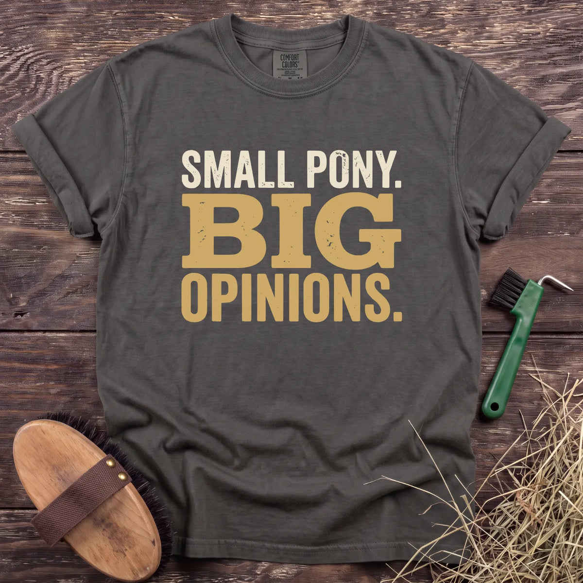 Small Pony T-Shirt in Pepper [color: Pepper]