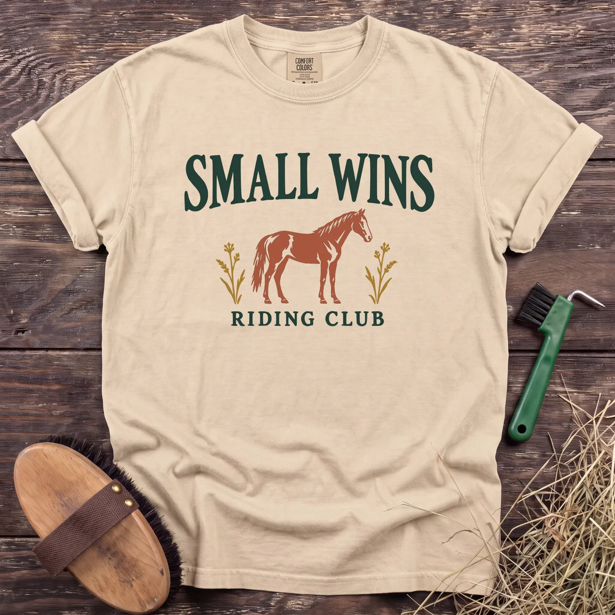 Small Wins Club T-Shirt in Ivory [color: Ivory]