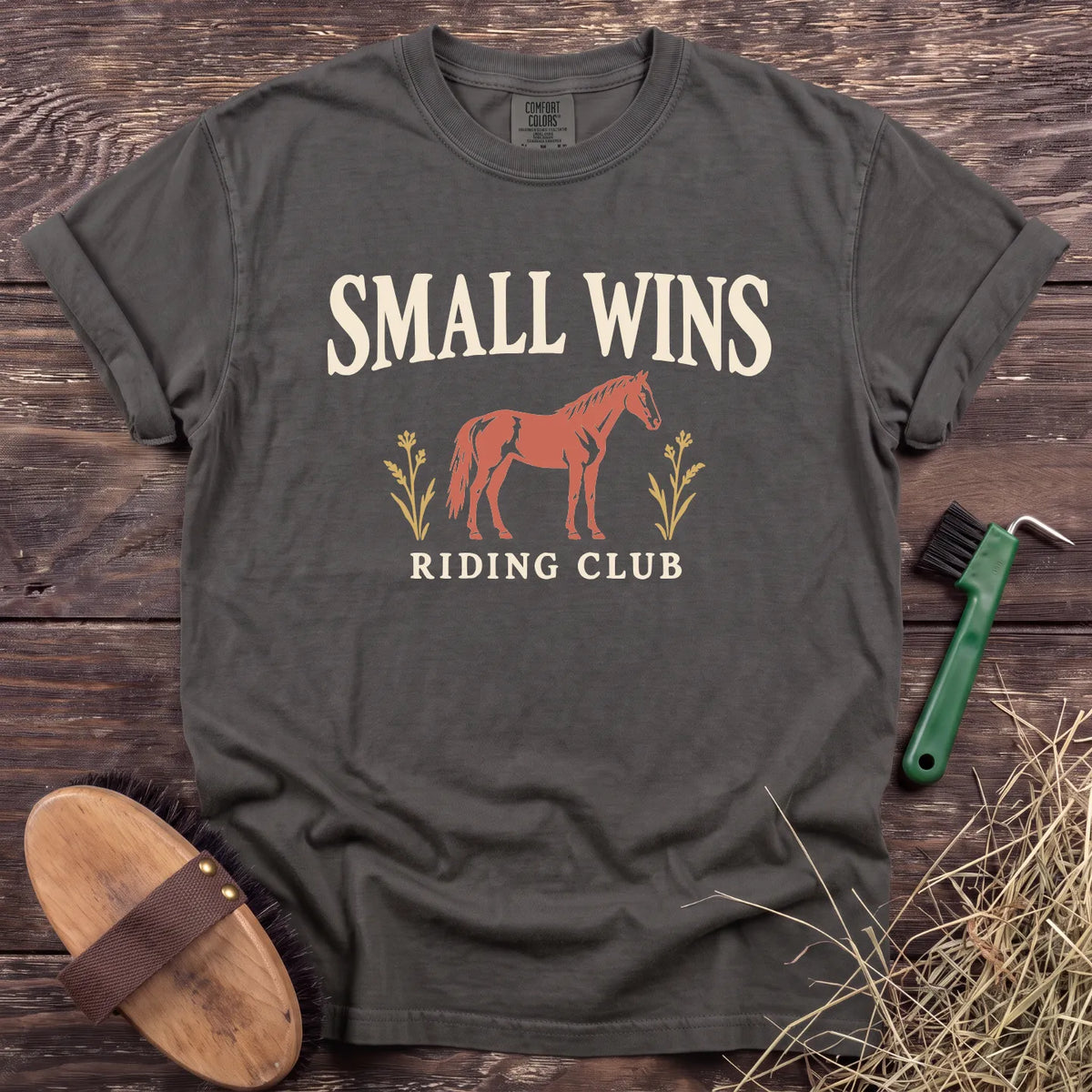 Small Wins Club T-Shirt in Pepper [color: Pepper]